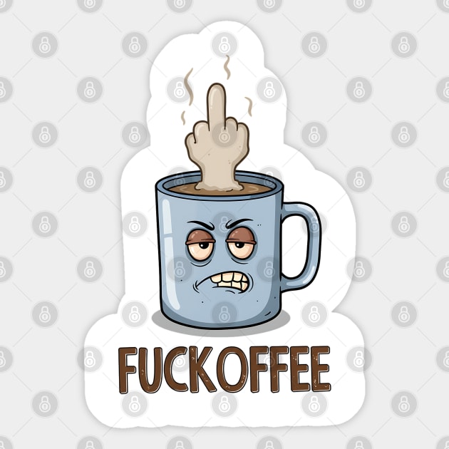 Fuckoffee Sticker by UrbanLifeApparel